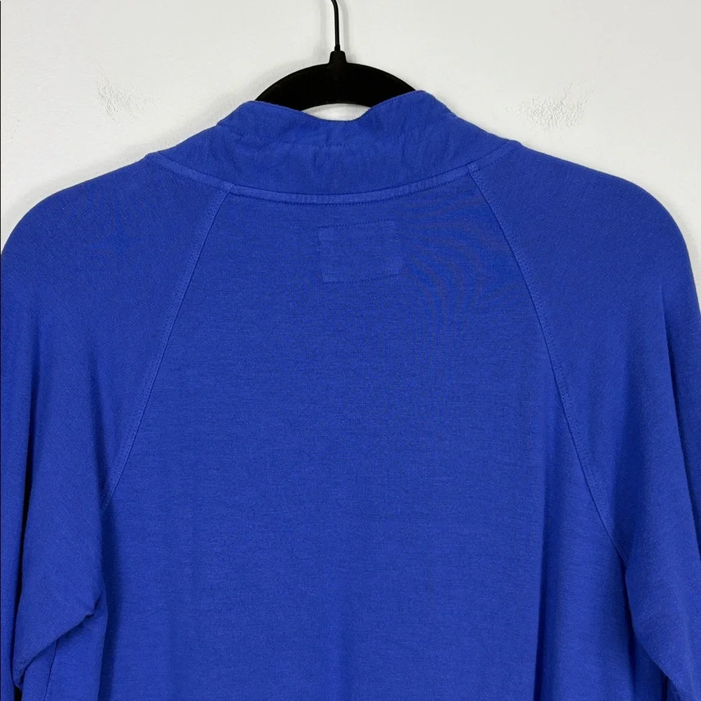 Lilly Pulitzer Luxletic Cassi Popover Sweatshirt Women’s Size Large Corsica Blue - Picture 8 of 8